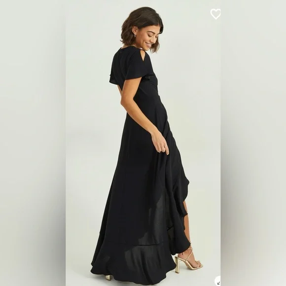 Altar’d State Springvale Maxi Dress Black Small NWT - Picture 3 of 5